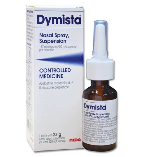 dymista spray nazal|Dymista® (azelastine HCl/fluticasone propionate)。